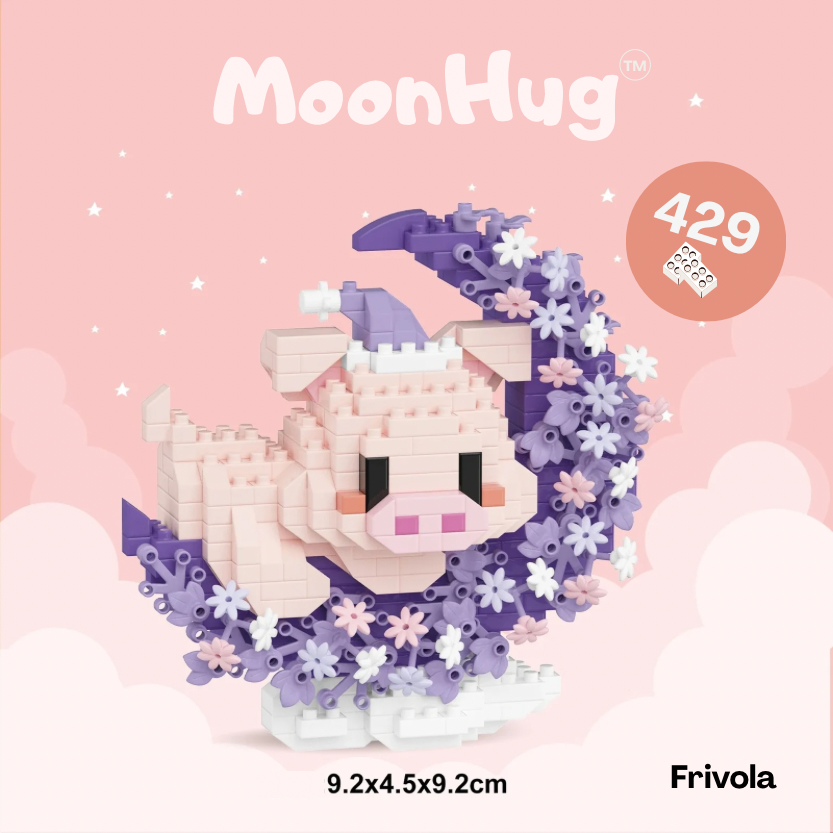 Micro Bouwblokjes Kawai MoonHug – Bouw je eigen beestje!