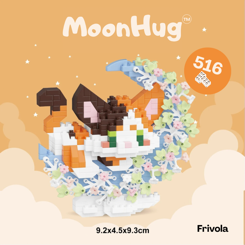 Micro Bouwblokjes Kawai MoonHug – Bouw je eigen beestje!