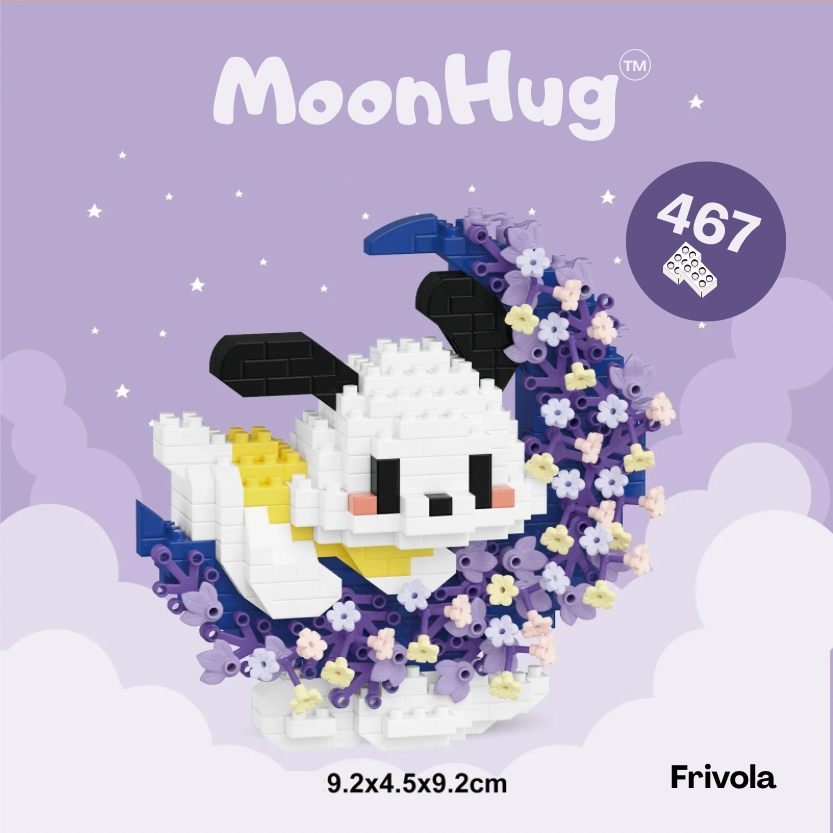 Micro Bouwblokjes Kawai MoonHug – Bouw je eigen beestje!