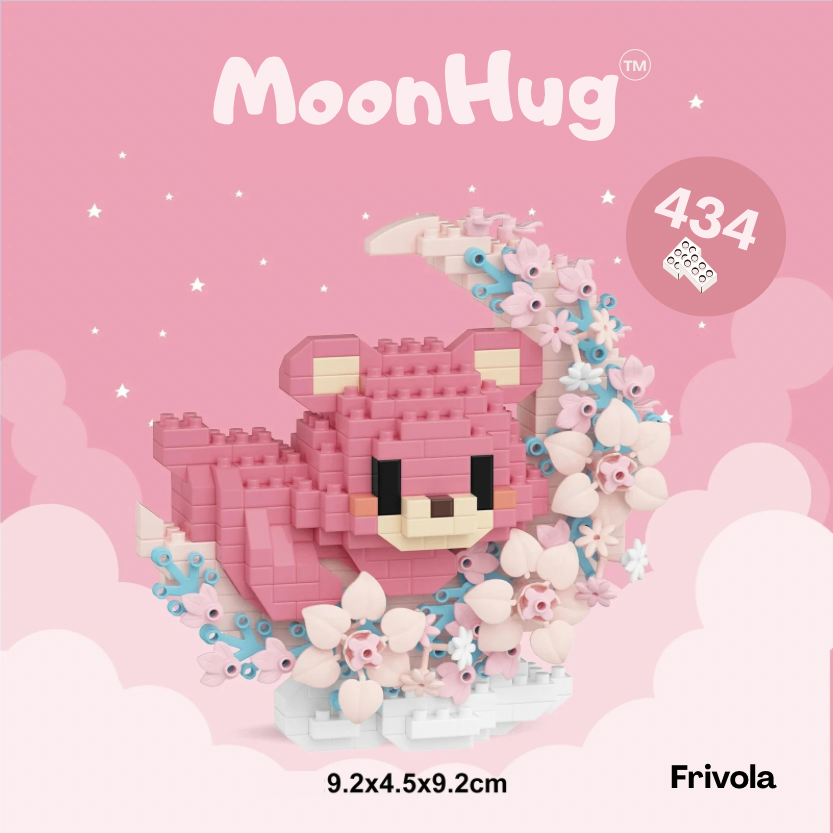 Micro Bouwblokjes Kawai MoonHug – Bouw je eigen beestje!