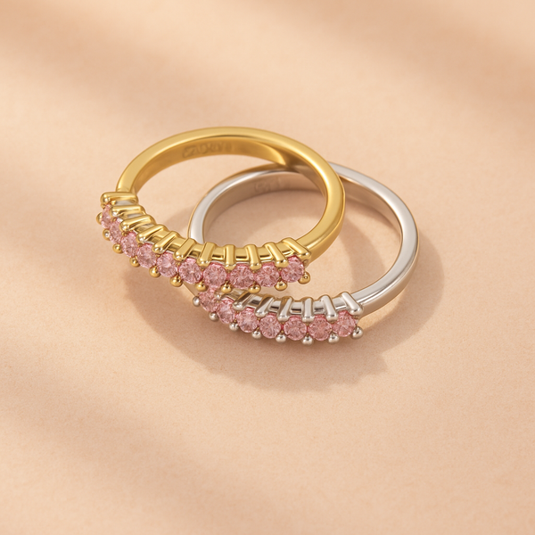 Amy - Pink Zircon Ring