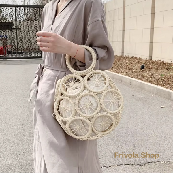 Handgeweven Boho Chique Zomerse Tas met Binnenpouch