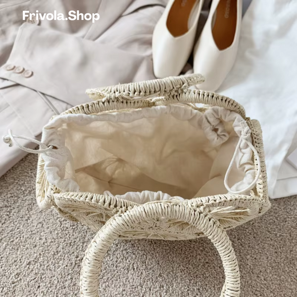 Handgeweven Boho Chique Zomerse Tas met Binnenpouch