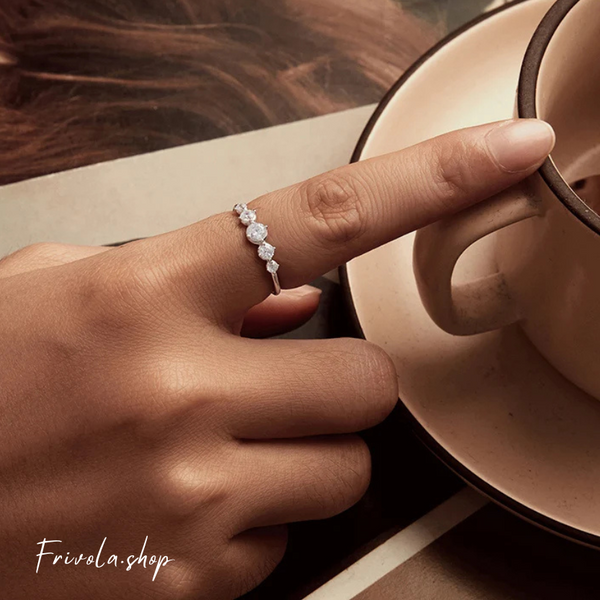 Melani - Sterling Silver Zircon Ring