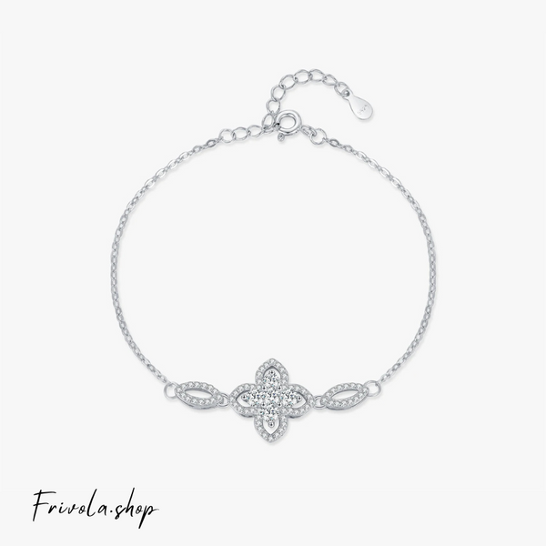 Clover flower bracelet Sterling Silver