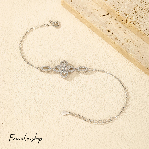 Clover flower bracelet Sterling Silver