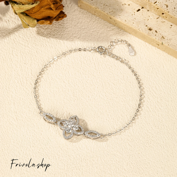Clover flower bracelet Sterling Silver