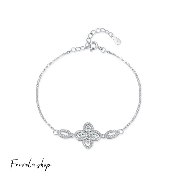 Clover flower bracelet Sterling Silver