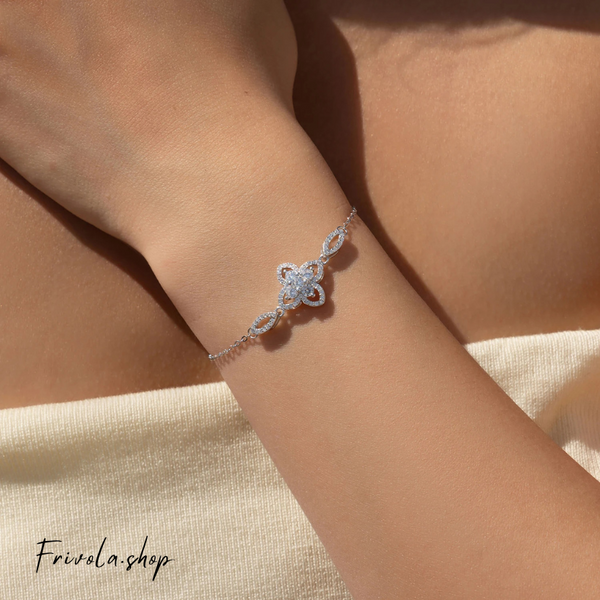 Clover flower bracelet Sterling Silver