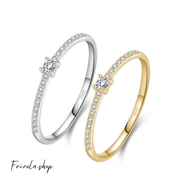 Lush - Silver Zircon Ring
