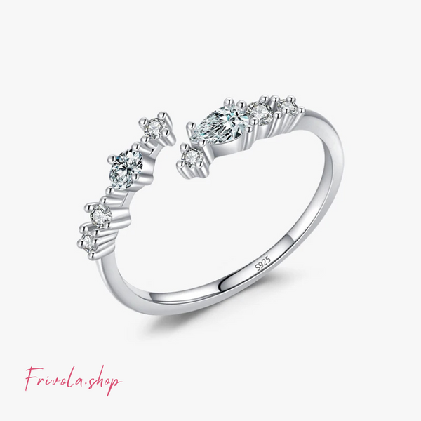 Grownia - Silver Zircon Ring