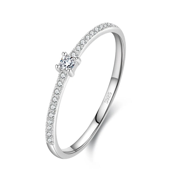 Lush - Silver Zircon Ring