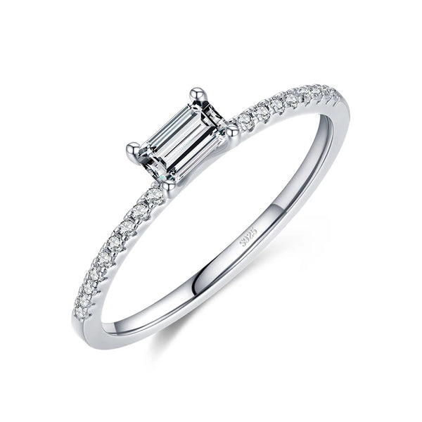 Lushina - Silver Zircon Ring