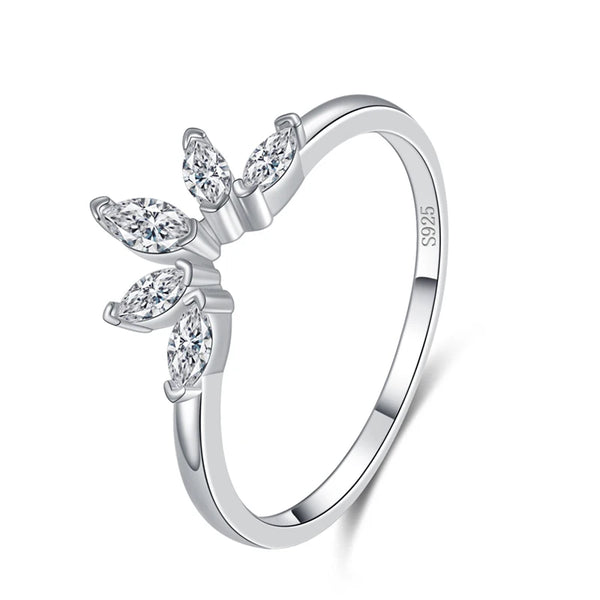 Maylin - Sterling Silver Zircon Ring