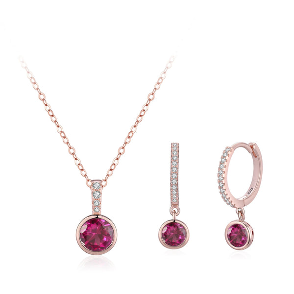 Nayla - Rose Gold Jewelry Set