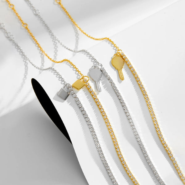 Luna Grace - Sparkle Key Zircon Bracelet