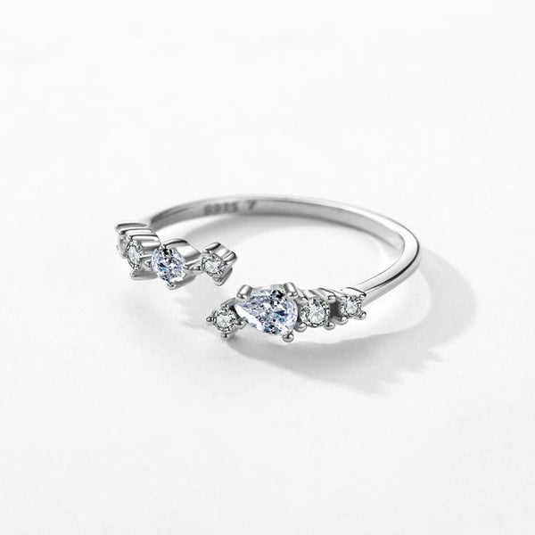Grownia - Silver Zircon Ring