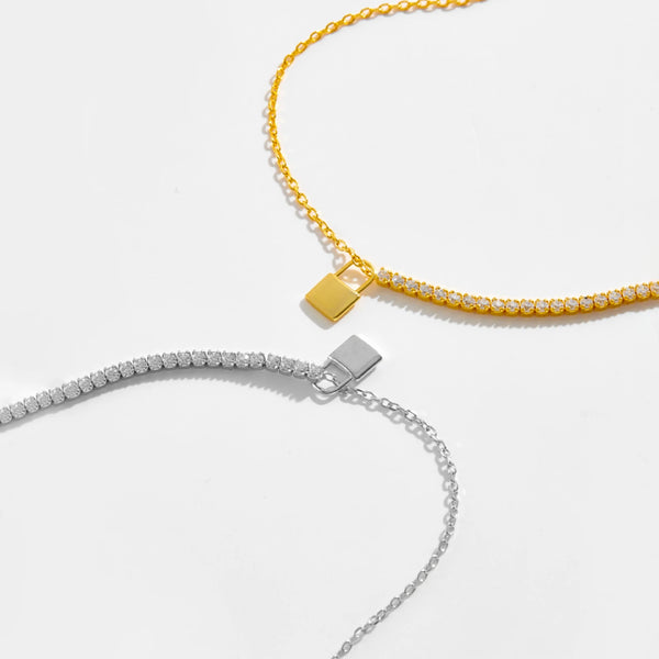 Luna Grace - Elegance Sparkle Lock Bracelet