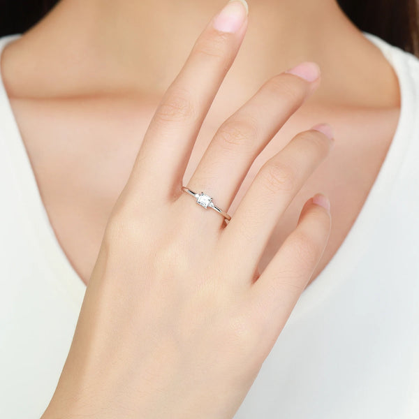 Brianne - Silver Zircon Jewelry Set