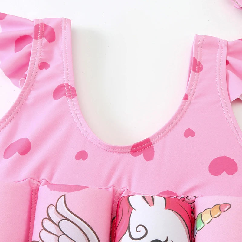 Zwempak Unicorn met drijfhulp voor kinderen