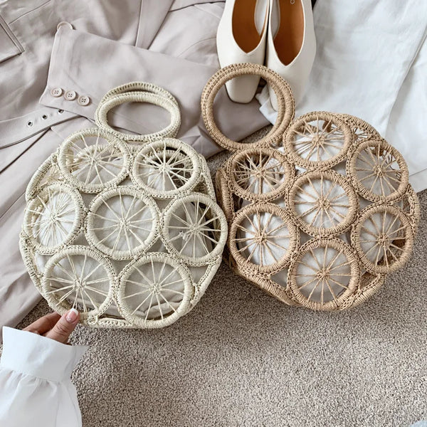 Handgeweven Boho Chique Zomerse Tas met Binnenpouch