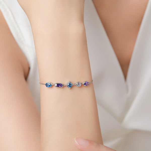 Friola - Sterling Silver Zircon Bracelet