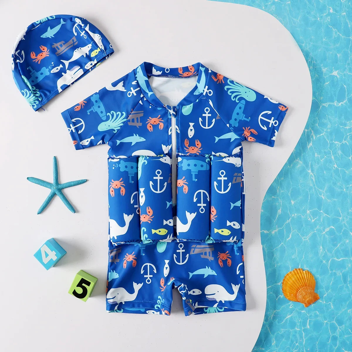 Zwemtuniek met drijfhulp voor kinderen Floaty
