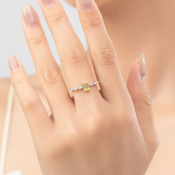 Reane - Silver Pink Zircon Ring